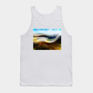 Welsh Mountains Abstract - 3 Tank Top